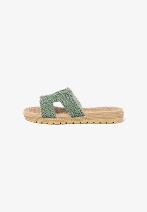 Brasileras, BRAIDA - Sandalias planas - green