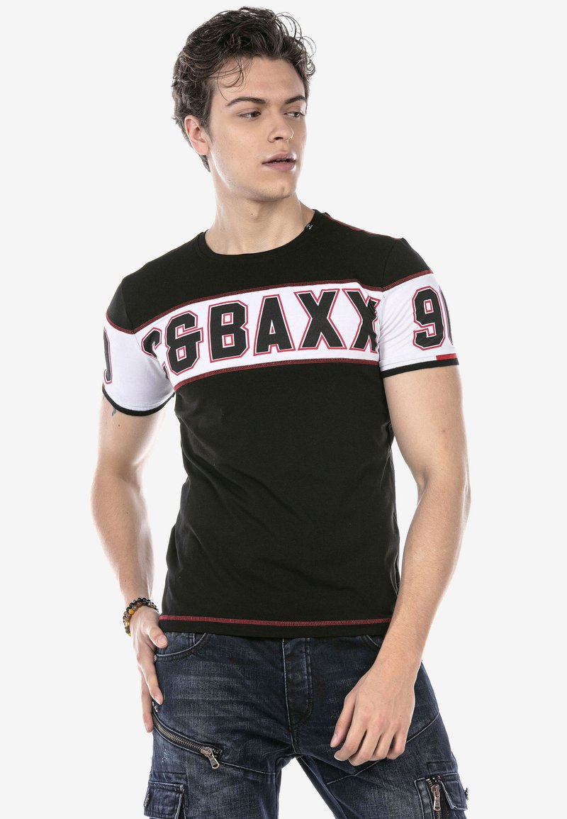 Cipo & Baxx T-Shirt print - black