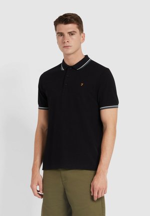ALVIN TIPPED - Polo shirt - black