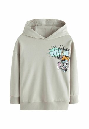 GRAFFITI BACK REGULAR FIT - Hoodie - grey