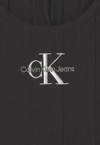 Calvin Klein Jeans PLEATED FLARE DRESS - Cocktailklänning - black