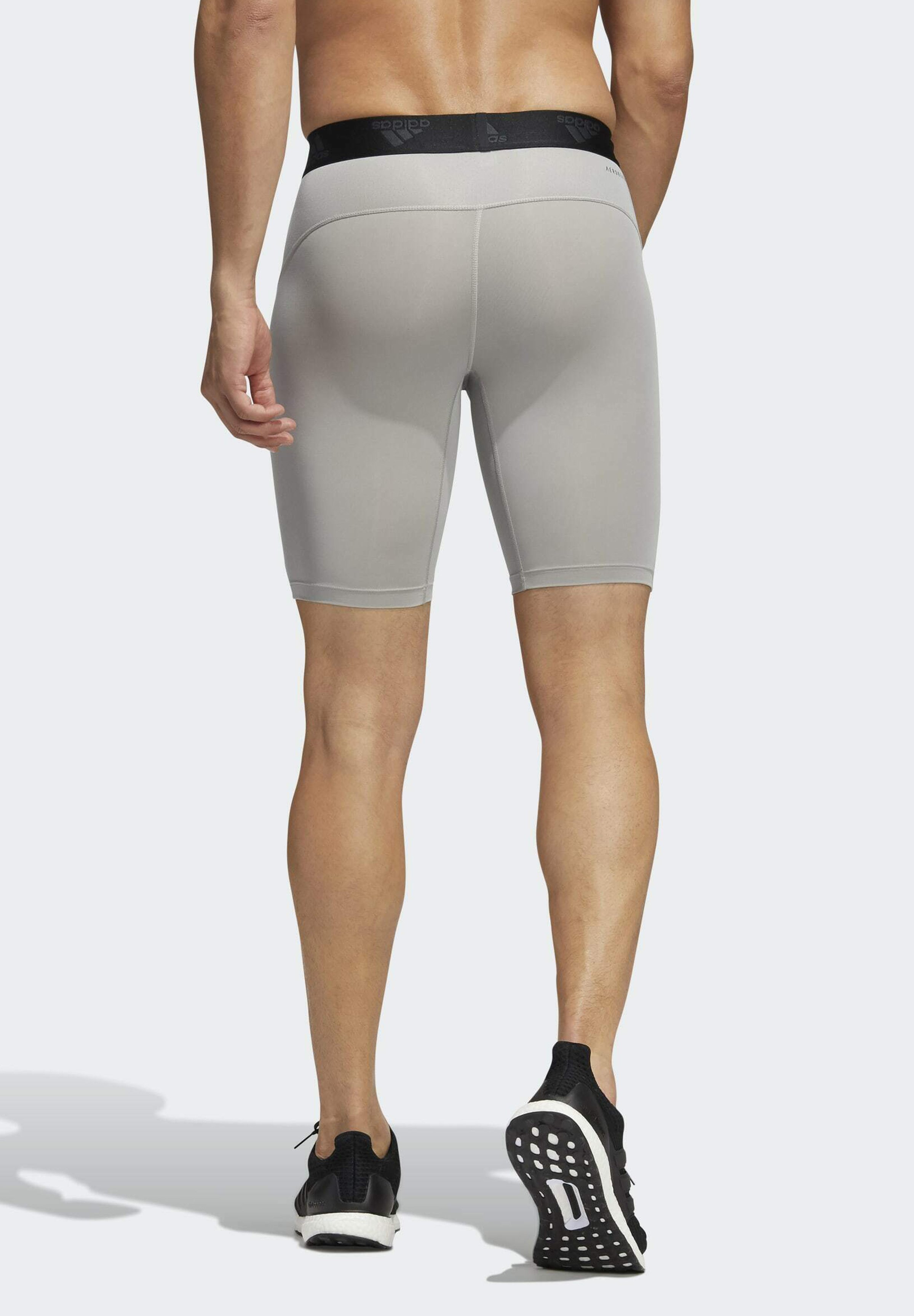 adidas Performance TURF TRAINING WORKOUT TECH-FIT AEROREADY PRIMEGREEN  TECHFIT SHORT LEGGINGS COMPRESSION - Shorts - grey/grau - Zalando.ch