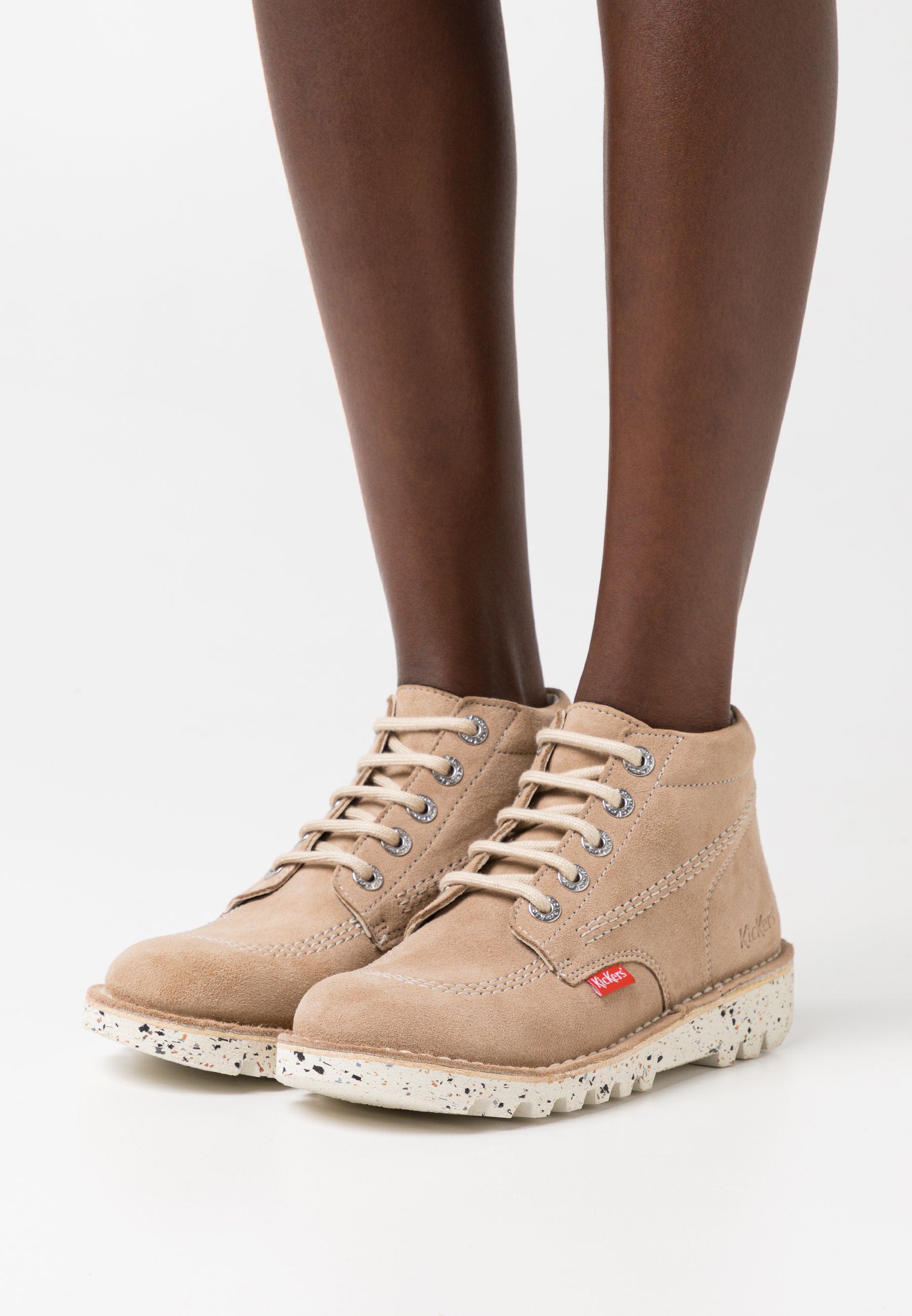 Kickers NEORALLYE - Botines bajos - beige/tierra - Zalando.es