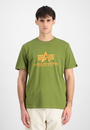 T-Shirt print - moss green