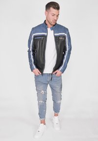 Maze Skinnjacka - black/blue