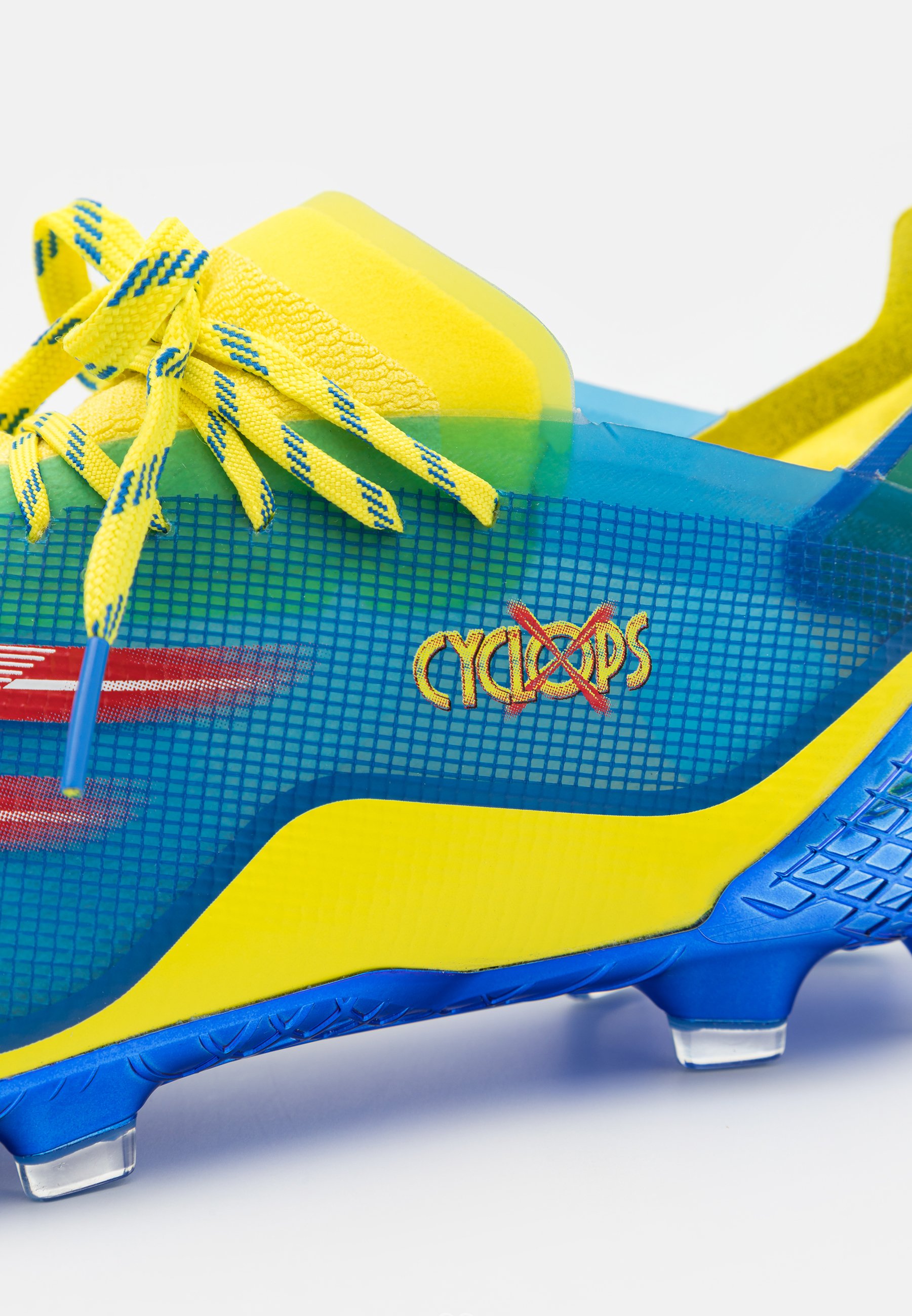 adidas blue and red football boots