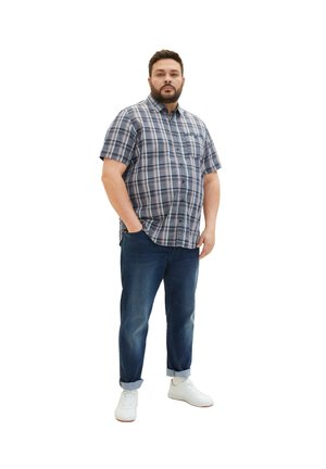 TOM TAILOR MIT KAROMUSTER - Chemise - navy colorful check