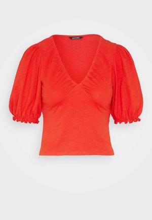 Monki Μπλουζάκι με στάμπα - bright red