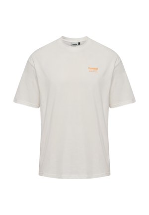 T-shirt med print - blanc de blanc