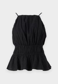 BARE HALTER  - Topper - black
