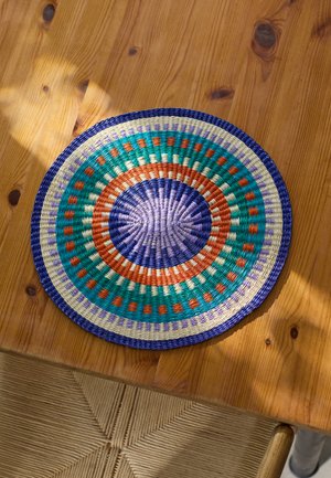 ROUND PLACEMAT WITH SHELLS - Place mat - blue/turquoise