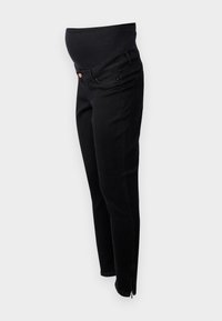 VMPOSH SKINNY ZIP JEANS - Jeans Skinny Fit - black denim