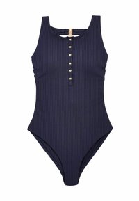 Next TUMMY CONTROL POPPER - Plavky - navy blue rib