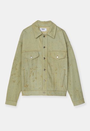 MSGM GIUBBINO - Veste en jean - light green