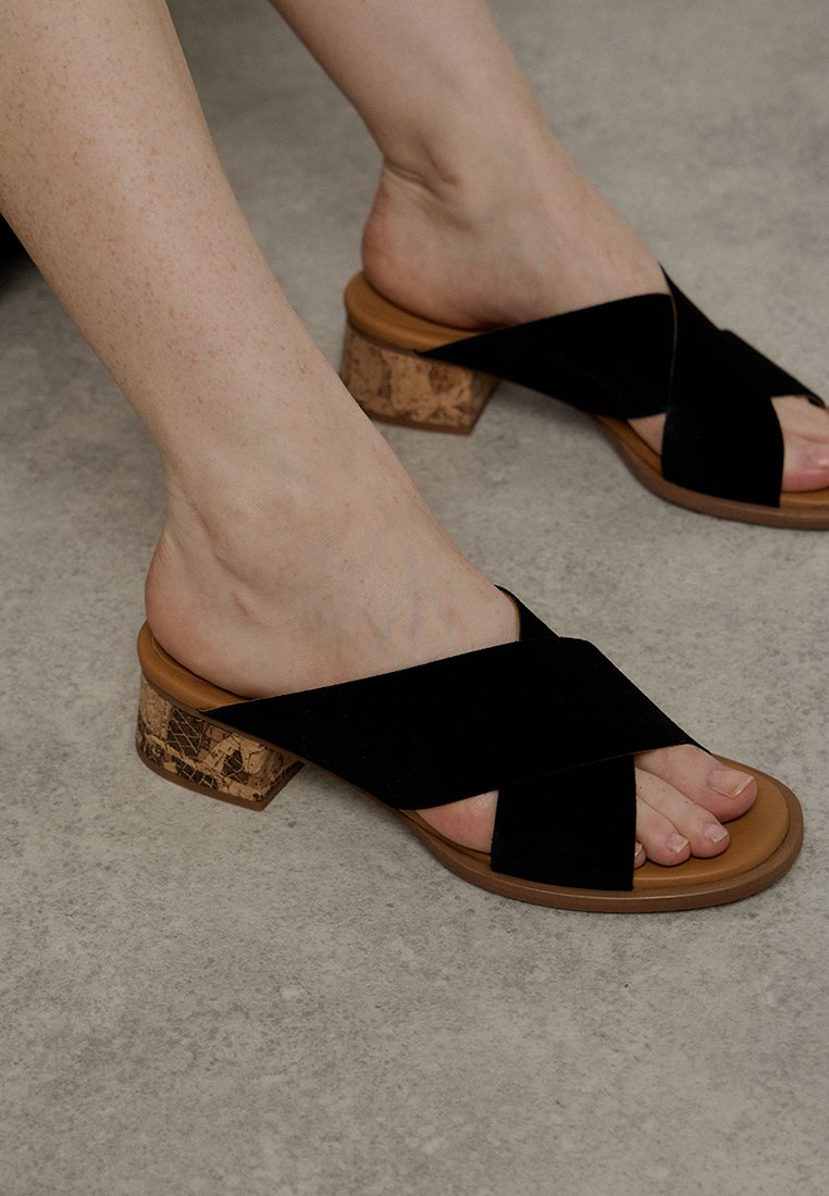 See by Chloé Muiltjes met hak zwart