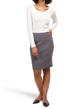 TOM TAILOR, Jupe crayon - dark grey