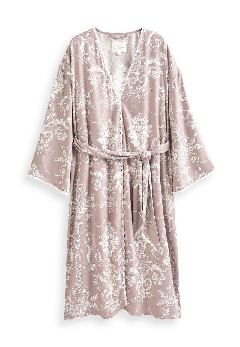 Tissu Kimono Laura Ashley – Couleur Canneberge Ou Œuf De Canard – Cousu Main