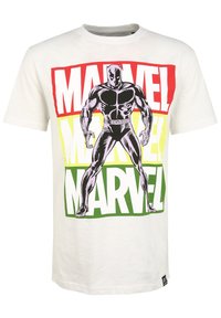 Re:Covered MARVEL BLACK PANTHER POP ART  - T-shirt print - ecru