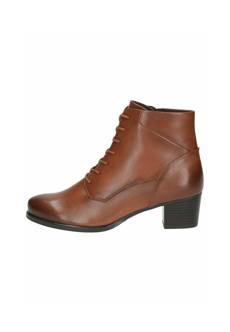 Caprice Stivaletti stringati - cognac nappa