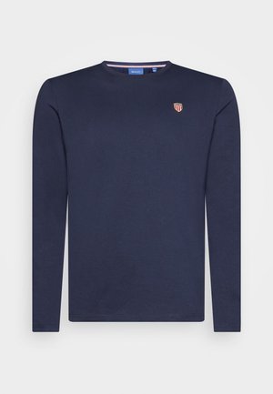 BANNER SHIELD - Long sleeved top - evening blue