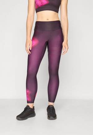 THE PRINTED ONE LEGGINGS - Tamprės - magenta