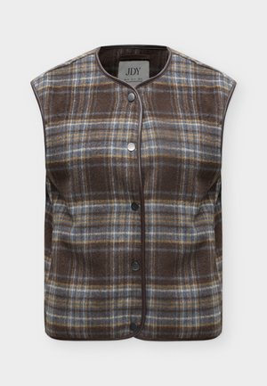 JDY, JDYANNABEL WAISTCOAT  - Veste sans manches - chocolate torte