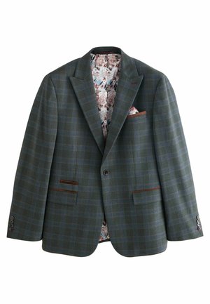 REGULAR FIT -  TRIMMED CHECK. - Suit jacket - green