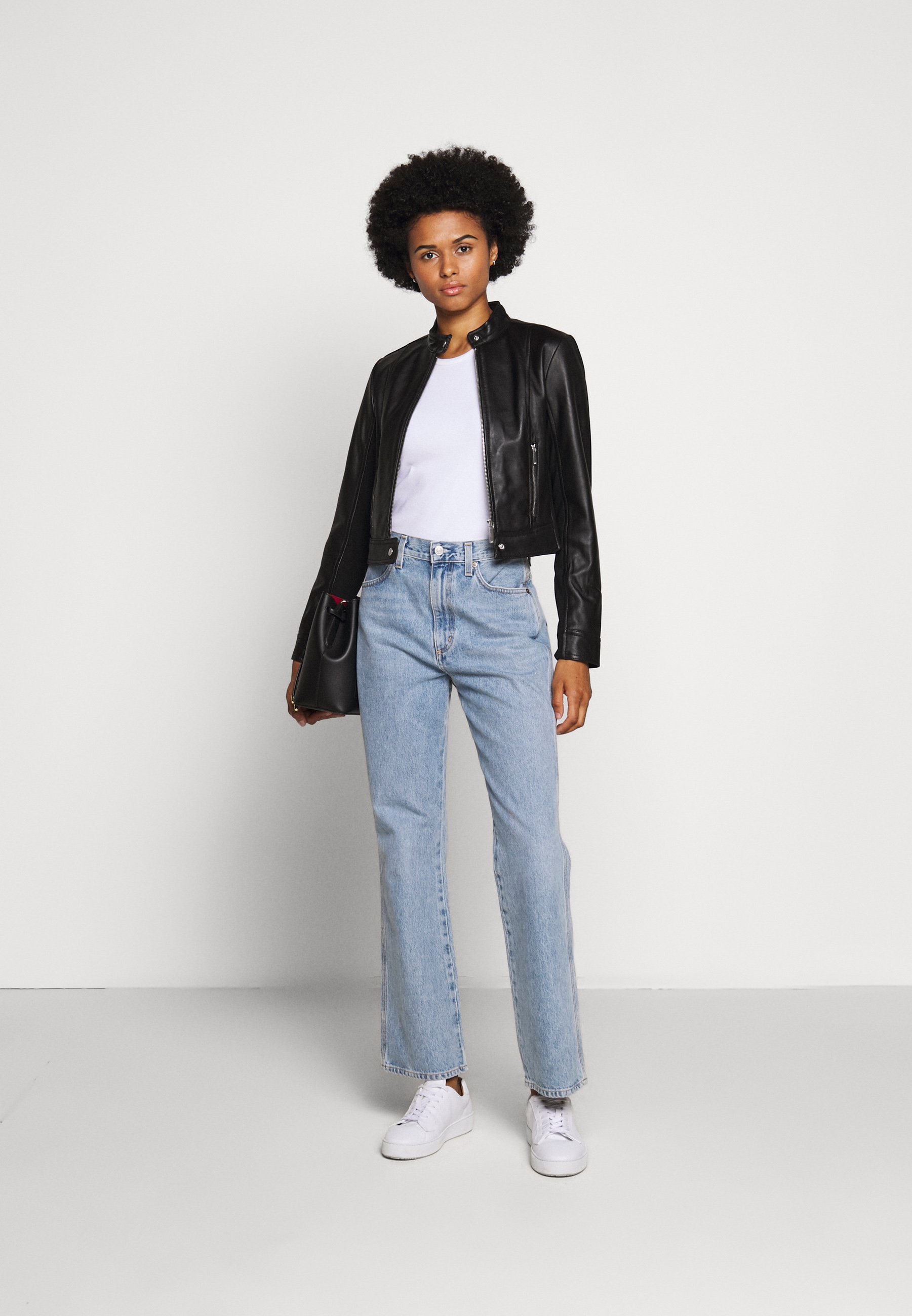 MICHAEL Michael Kors PONTI COMBO Skinnjakke black MICHAEL Michael Kors PONTI COMBO Skinnjakke black