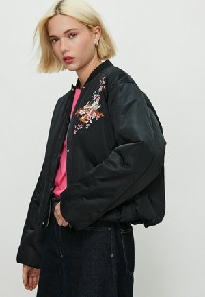 REGULAR FIT  - Bomberjacks - oriental print navy