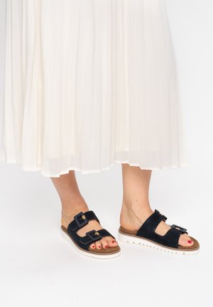 ara KENT-SPORT MOCCA - Slip-on sandaler - dunkel-blau