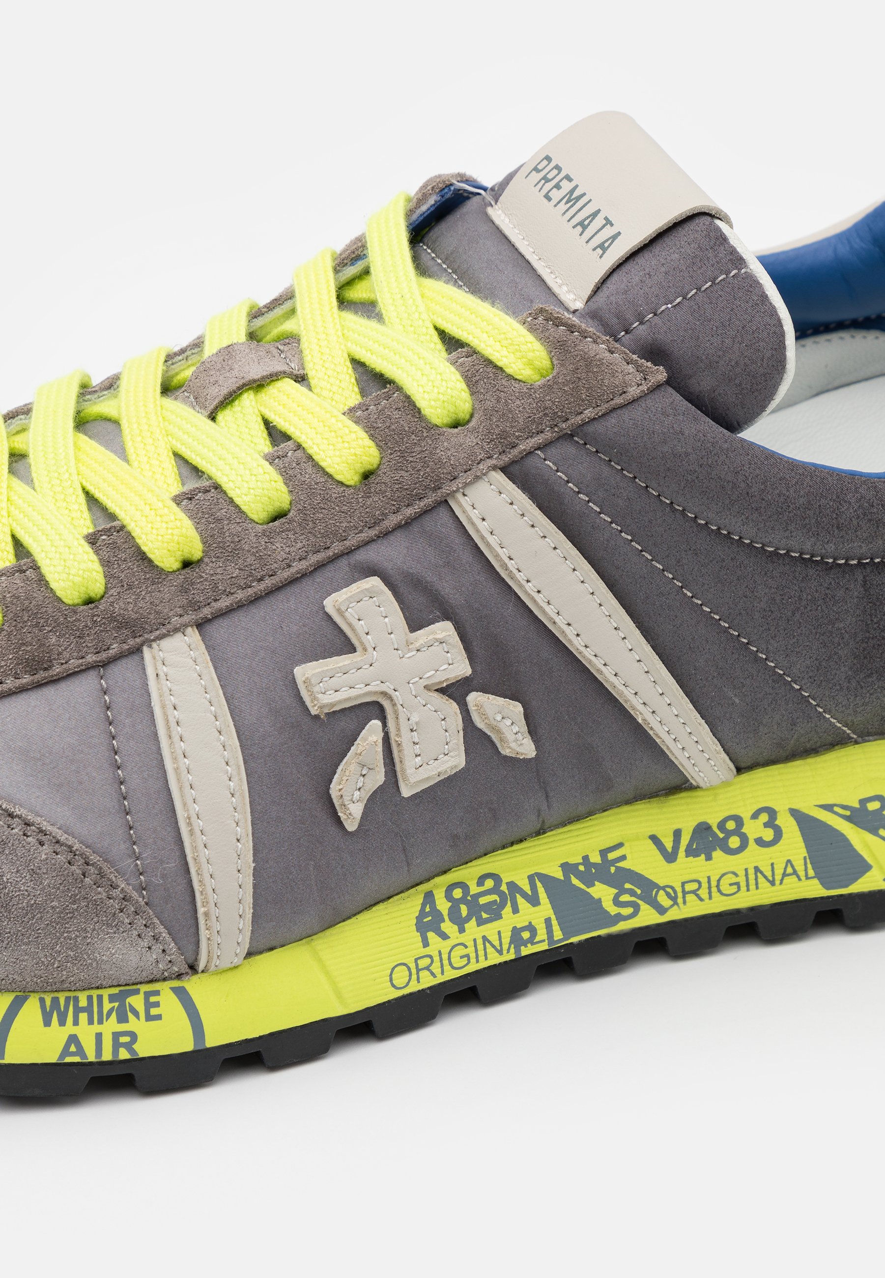 Premiata LUCY - Trainers - grey/neon/grey - Zalando.de