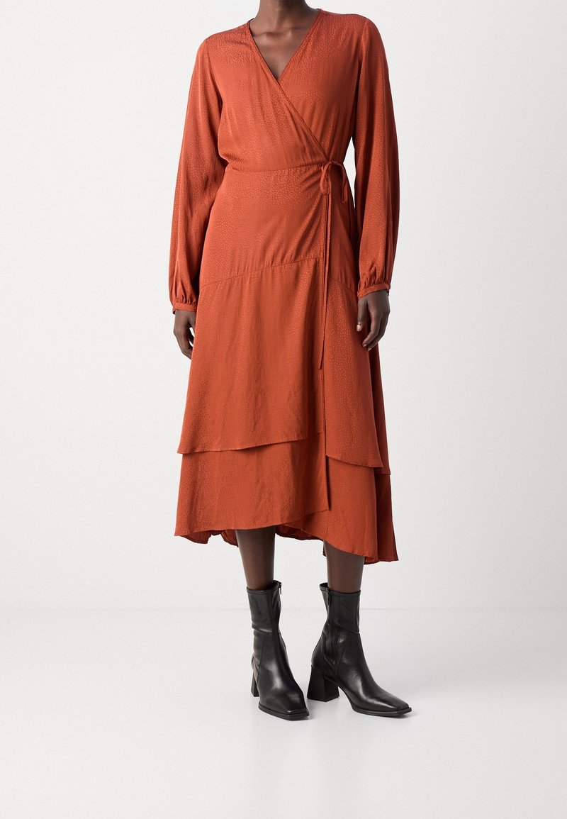 scotch and soda orange dress Scotch & Soda Girls Orange Dress