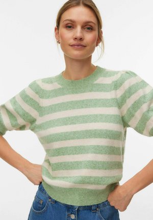 VMDOFFY 2/4 O-NECK GA - T-shirts print - mistletoe