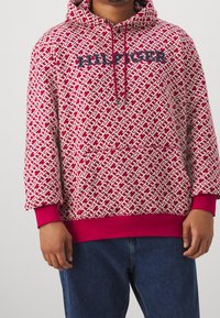 Tommy Hilfiger Felpa con cappuccio - berry