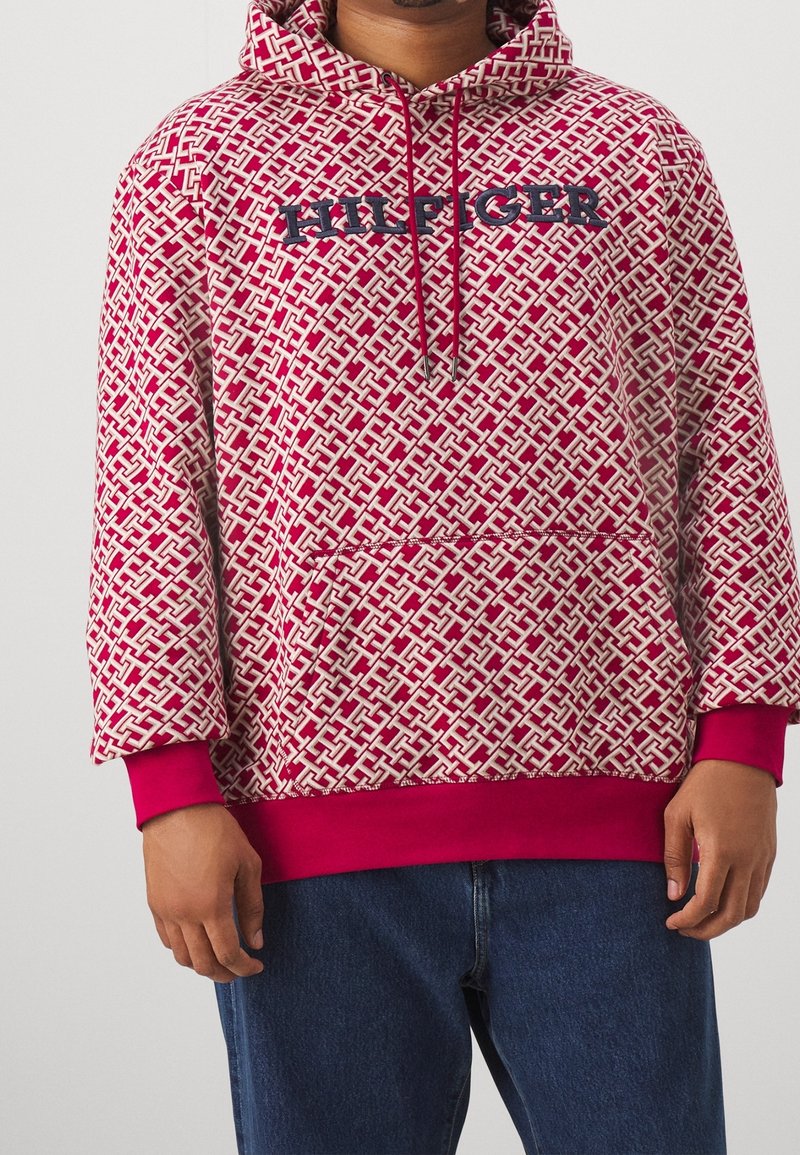 Tommy Hilfiger Felpa con cappuccio - berry