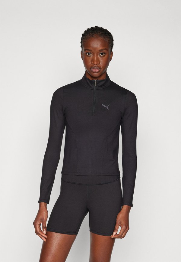 TRAIN LENGTH HALF ZIP - Long sleeved top