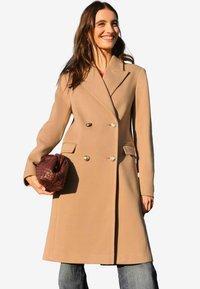 Klassischer Mantel - camel
