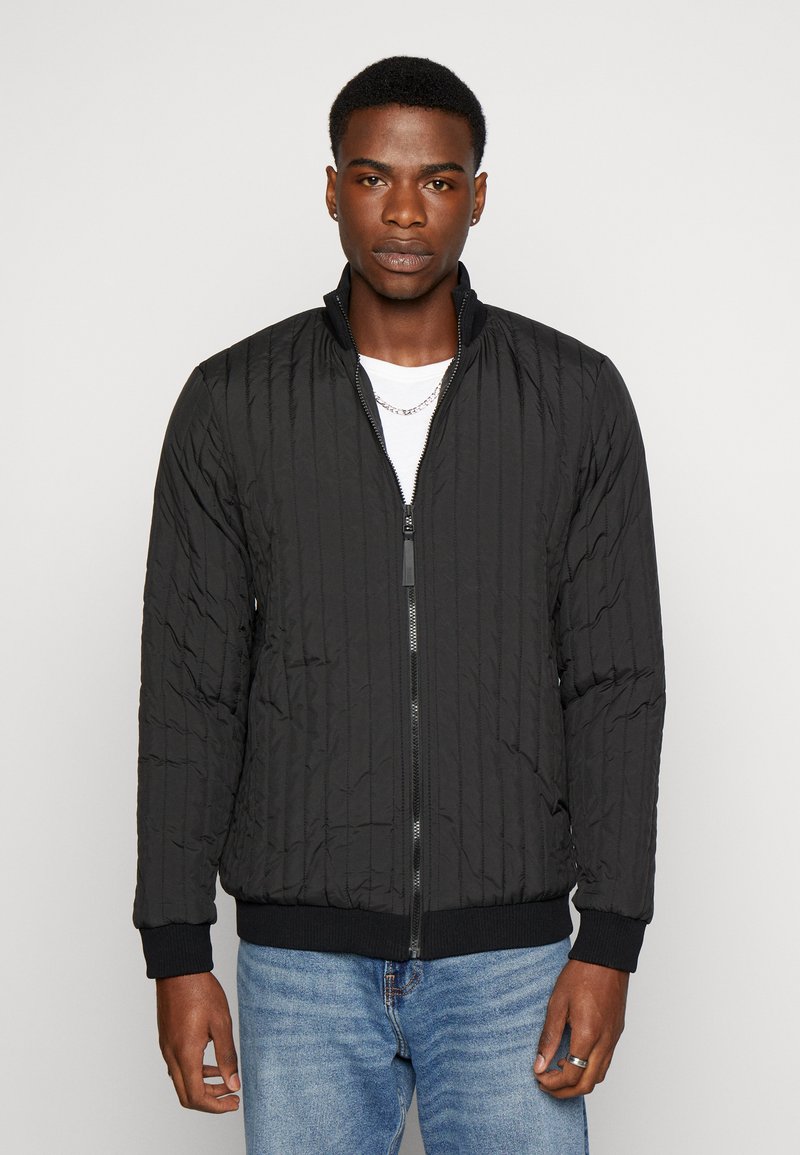 Rains LINER HIGH NECK JACKET UNISEX Übergangsjacke black/schwarz