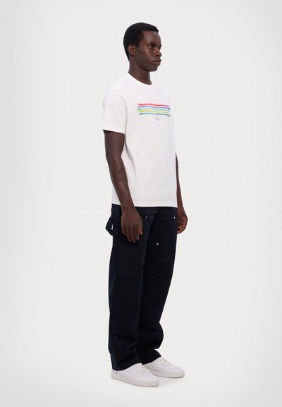 PS Paul Smith REGULAR FIT - T-shirt imprimé - white