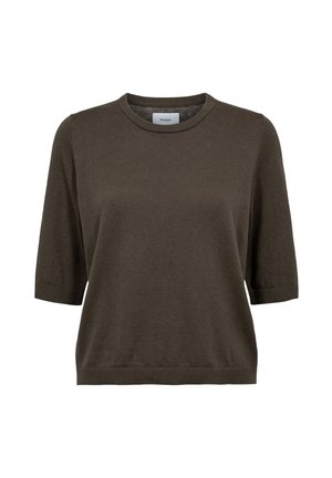 Nümph, NUCALLY SS PULLOVER - T-shirt basique - forest night