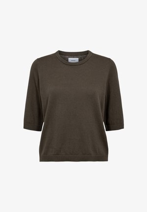 Nümph, NUCALLY SS PULLOVER - T-shirt basic - forest night
