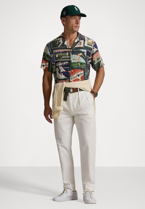 WIMBLEDON POSTER PRINT CAMP SHIRT UNISEX - Button-down blouse4