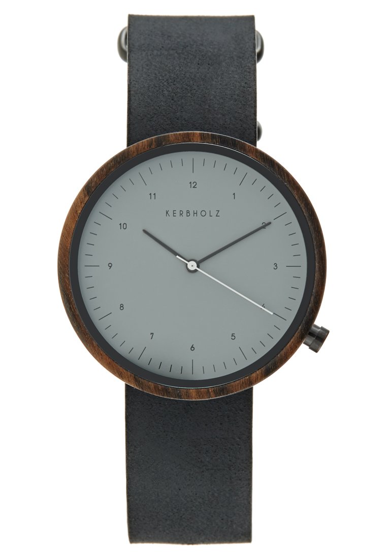 Kerbholz HEINRICH Uhr sandalwood/midnight black/braun Zalando