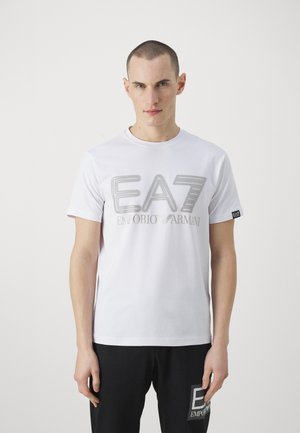 EA7 Emporio Armani, T-shirt con stampa - bianco