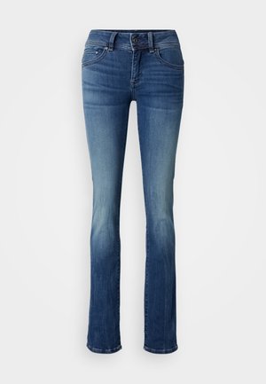 G-STAR MIDGE SADDLE MID STRAIGHT - Straight leg jeans - medium indigo aged