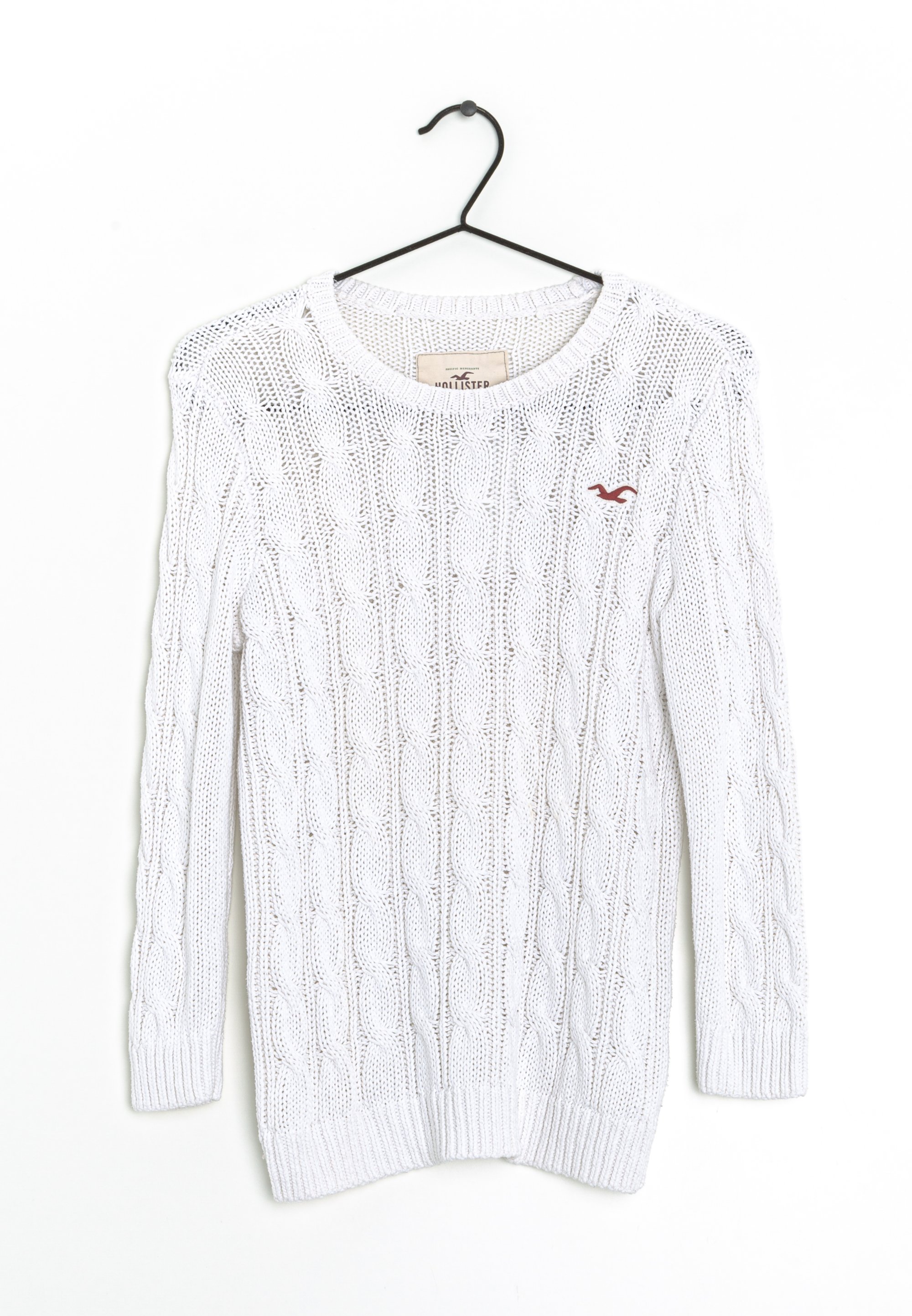 Cable Knit Jumper Hollister Striped Jumper Knitted Jumper