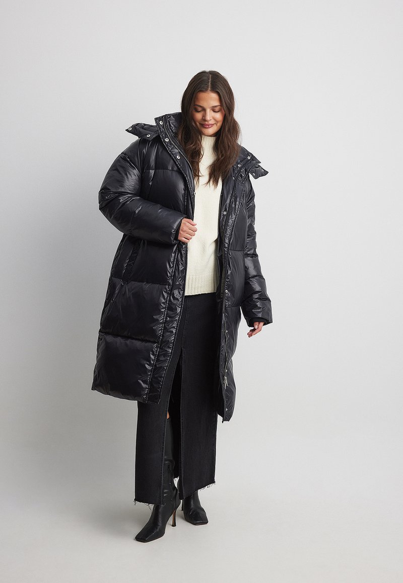 NA-KD - OVERSIZED  - Wintermantel - black, Vergrößern