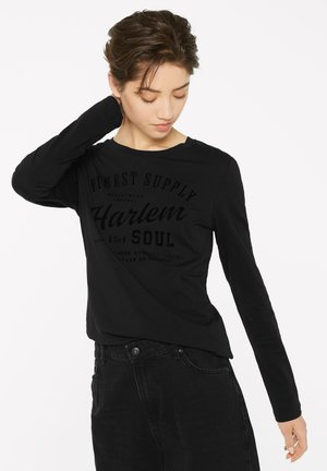 Harlem Soul BREN-DA PRINTED - Long sleeved top - black