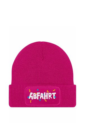 MIT PATCH SPRUCH AUFDRUCK LUSTIG - Beanie - pink
