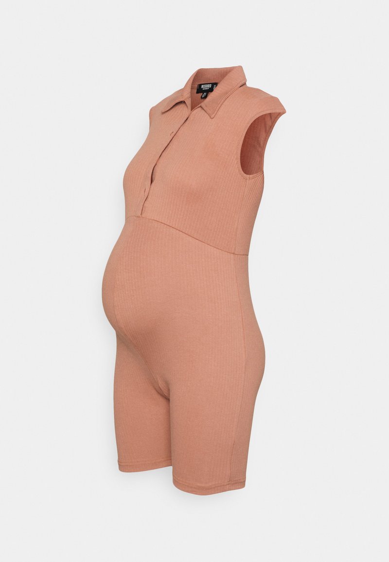 Missguided Maternity Jumpsuit donkerrood